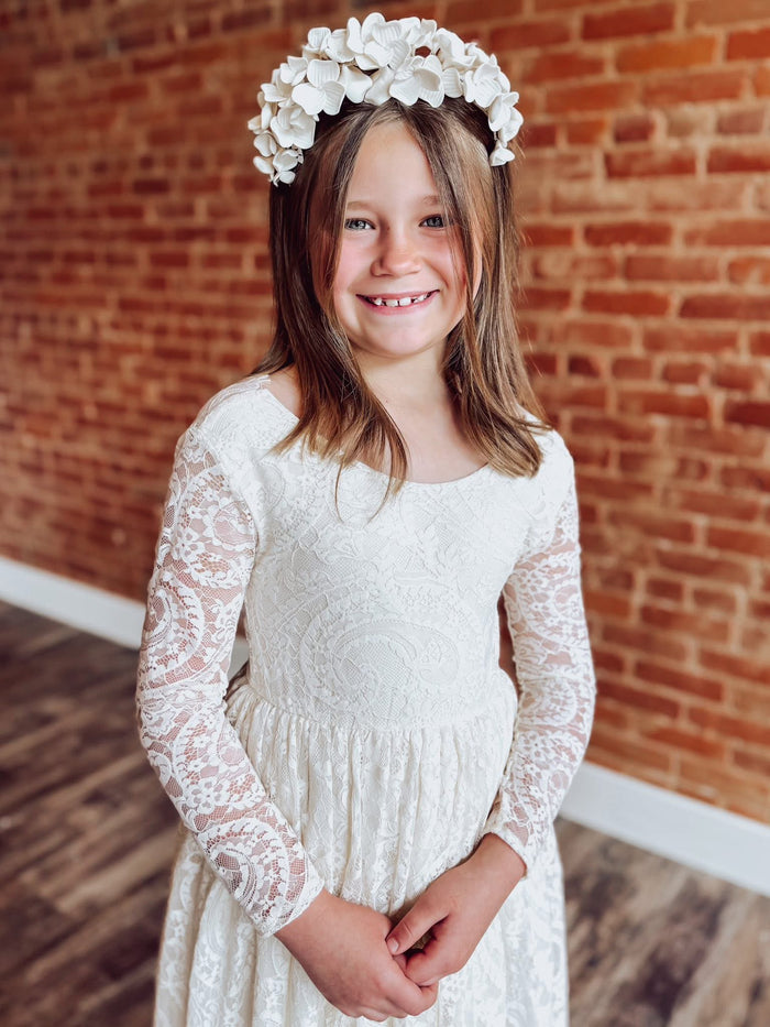 The Paisley Flower Girl Dress
