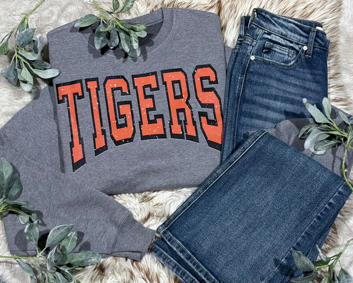 Tigers Graphite Crewneck