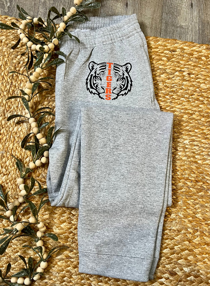 Tigers Grey Joggers - Adult & Youth Sizes