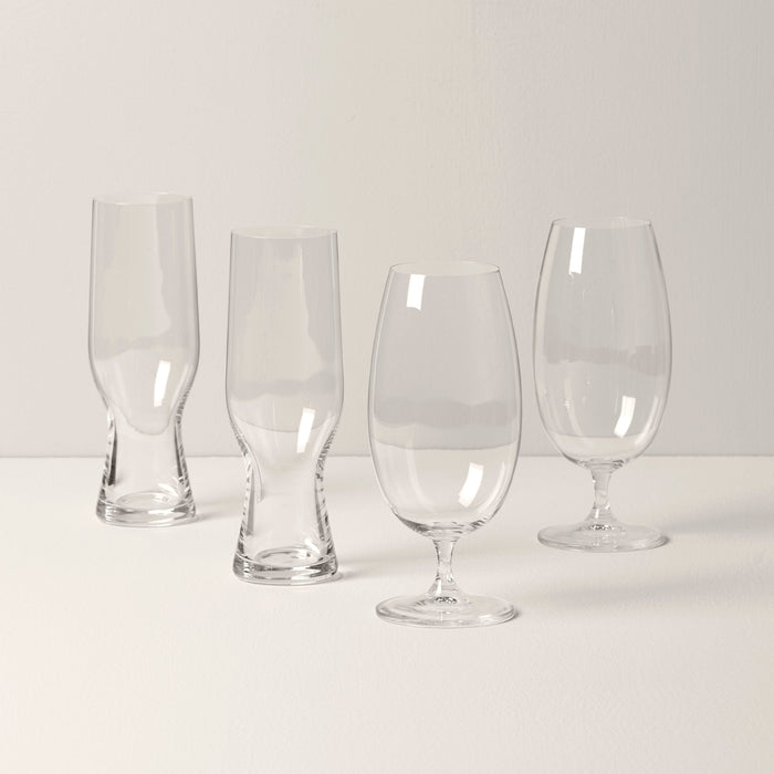 Tuscany Classics Assorted Beer Glasses, Set of 4