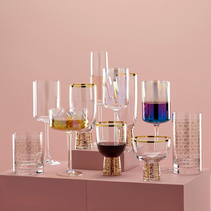 Tuscany Classics Gold Frost All-Purpose Glasses, Set Of 4