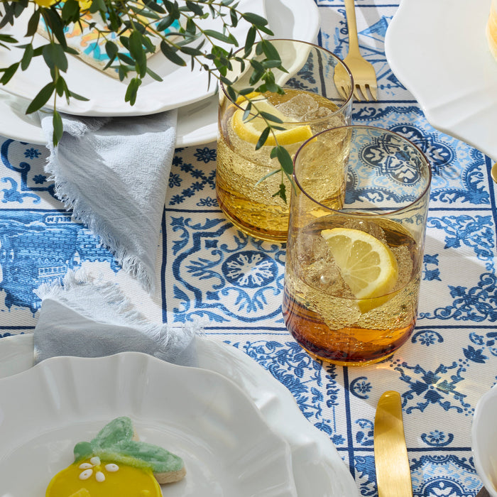 Tuscany Classics Stackable Amber Coolers, Set of 4