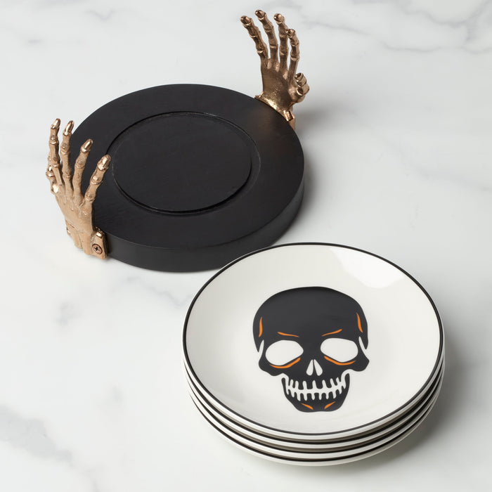 Vintro Halloween Tidbit Plates, Set of 4