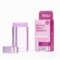 Wild Natural Deodorant Coconut & Vanilla Refillable Deodorant - 1 Case & 1 Refill