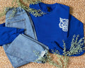 Wildcats Chest Royal Crewneck - Adult & Youth Sizes